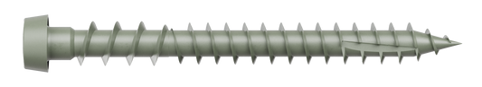 Simpson Strong-Tie DCU2GRR70 Deck-Drive™ DCU COMPOSITE Screw — #10 x 2 in. T20, Quik Guard®, Gray (70-Qty) (Pack of 600)