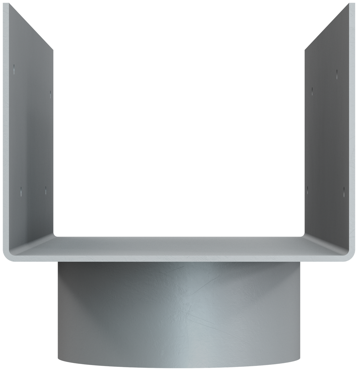 Simpson Strong-Tie LCC5.25-4 LCC 5-3/8 in. Column Cap for 4 in. Outside Diameter Lally Column