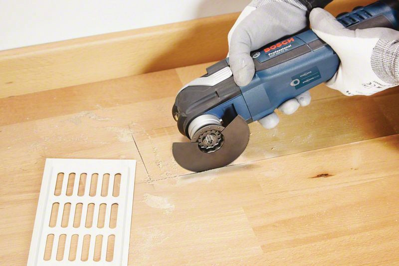 Hoja de sierra segmentada bimetálica Starlock® para multiherramienta oscilante BOSCH OSL400F de 4 pulgadas