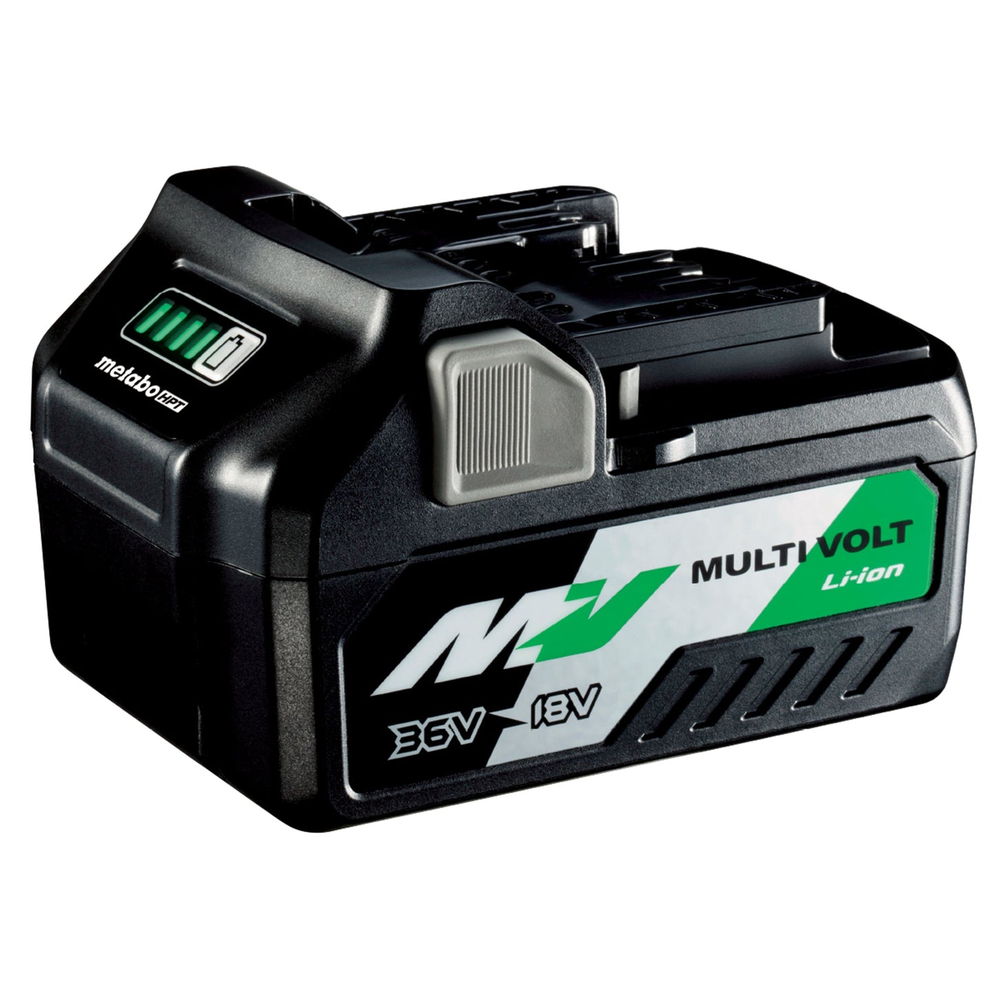 Kit de inicio de batería deslizante de iones de litio Metabo HPT UC18YSL3B1M de 36 V/18 V (4,0 Ah/8,0 Ah)