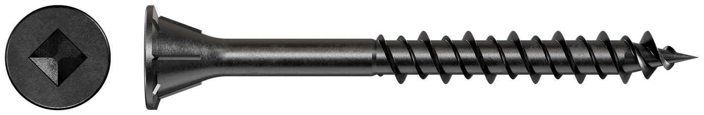 Simpson Strong-Tie WSHL134S7 WSHL Subfloor Screw (Collated) — #7 x 1-3/4 in. #2 Square Drive, Gray Phosphate (2000-Qty)