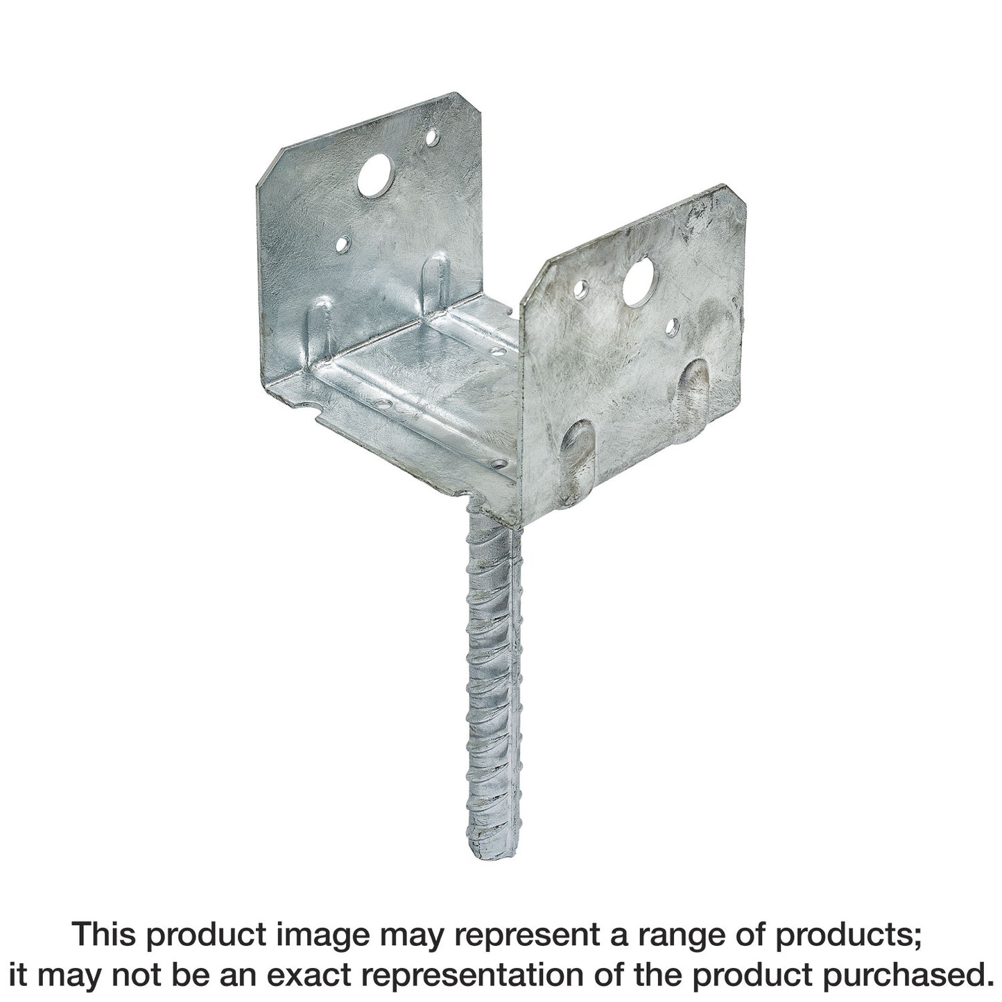 Simpson Strong-Tie RCPS4HDG RCPS Hot-Dip Galvanized Rebar Carport Saddle for 4x4 Rough