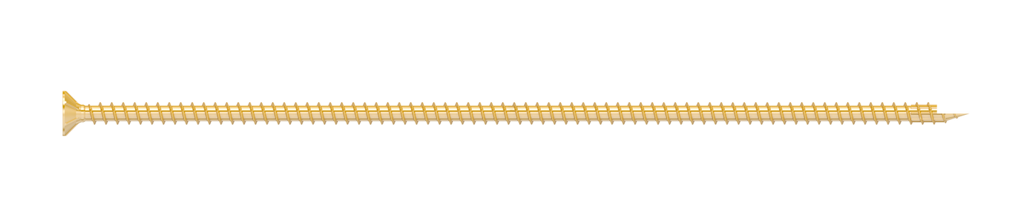 Simpson Strong-Tie SDCF221134 Strong-Drive® SDCF TIMBER-CF Screw — 0.315 in. x 11-3/4 in. T40, Yellow Zinc (250-Qty)