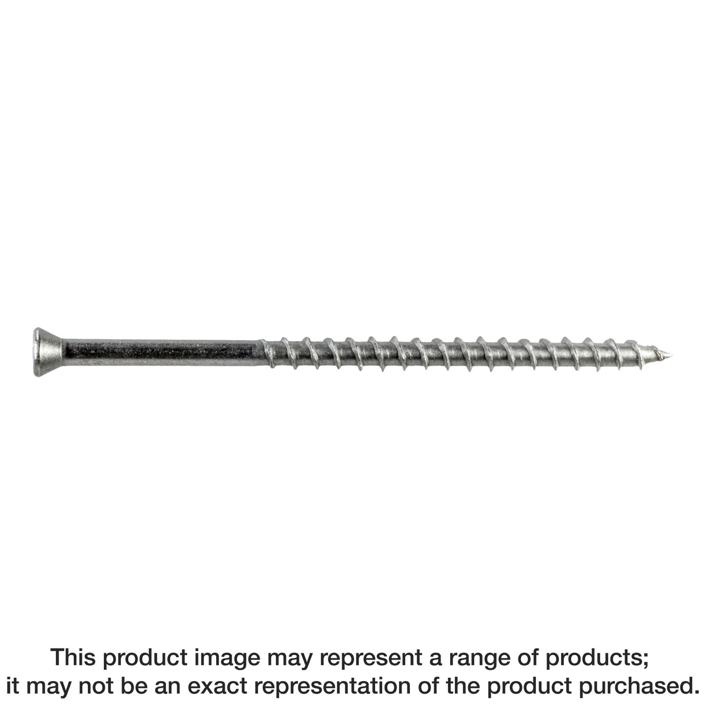Simpson Strong-Tie S07250WP1 Deck-Drive™ DWP WOOD SS Screw — #7 x 2-1/2 in. T-15, Trim Head, Type 305 (1 lb.) (Pack of 10)