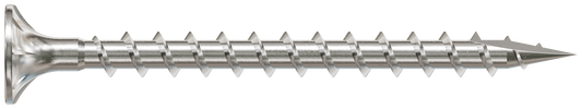 Simpson Strong-Tie T08225WQ1 Fiber-Cement Screw — #8 x 2-1/4 in. #2 Square Wafer-Head, Type 316 (100-Qty)