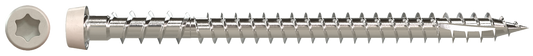 Simpson Strong-Tie DCU234MB316GR05 Deck-Drive™ DCU COMPOSITE Screw — #10 x 2-3/4 in. T20, Type 316, Gray 05 (1750-Qty)
