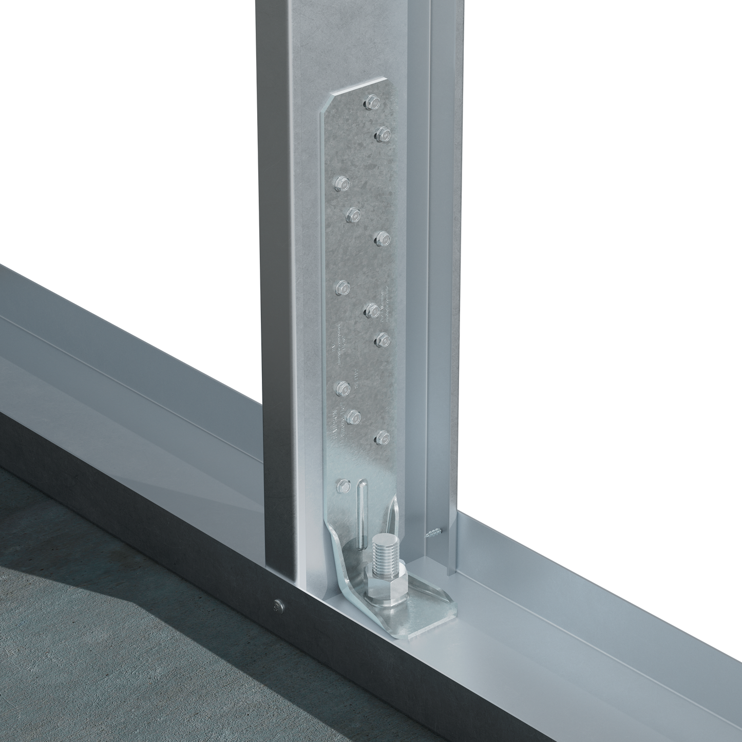 Simpson Strong-Tie S/LTTP2 S/LTTP2 Galvanized Tension Tie for Cold-Formed Steel (Pack of 600)