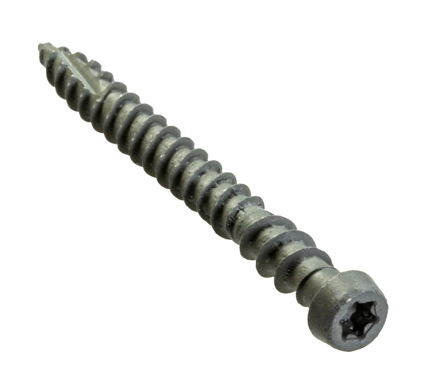 Simpson Strong-Tie DCU2GRR350 Deck-Drive™ DCU COMPOSITE Screw — #10 x 2 in. T20, Quik Guard®, Gray (350-Qty)