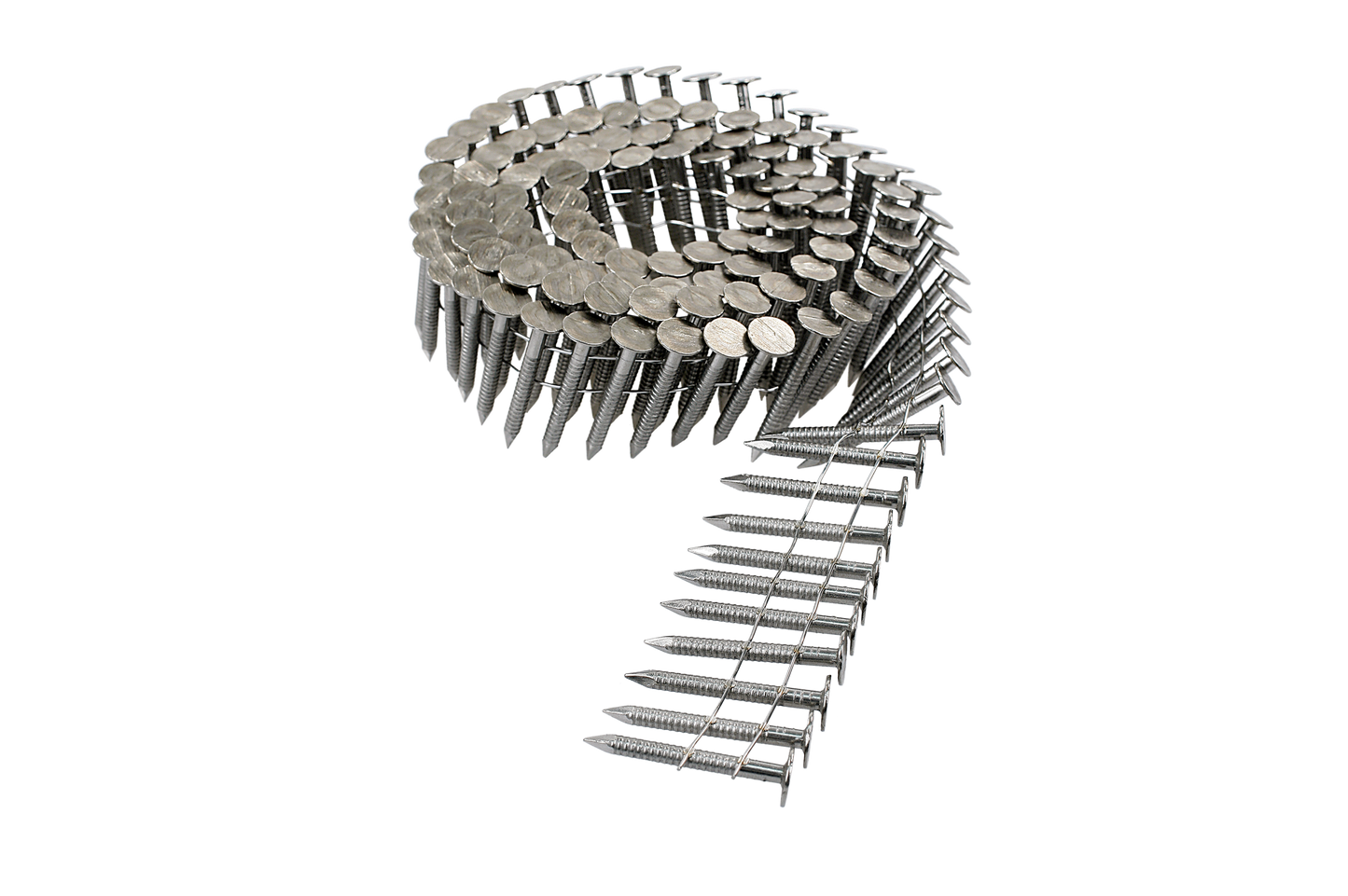 Simpson Strong-Tie S11A125RNBP 15° Wire Coil, Full Round Head, Ring-Shank Roofing Nail — 1-1/4 in. Type 304 (720-Qty) (Pack of 192)