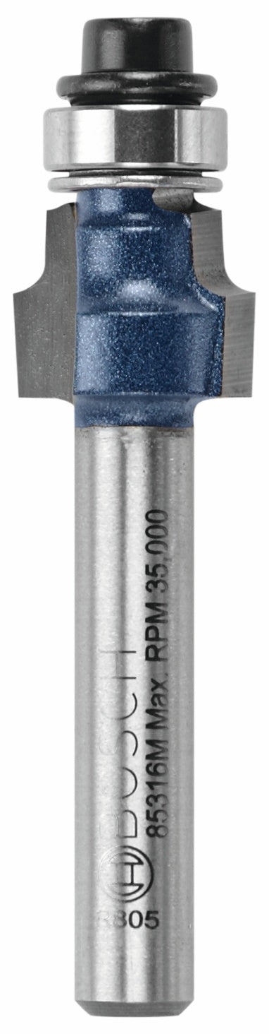 Broca fresadora para laminado de borde liso con punta de carburo BOSCH 85316MC de 1/2 pulg. x 3/8 pulg.