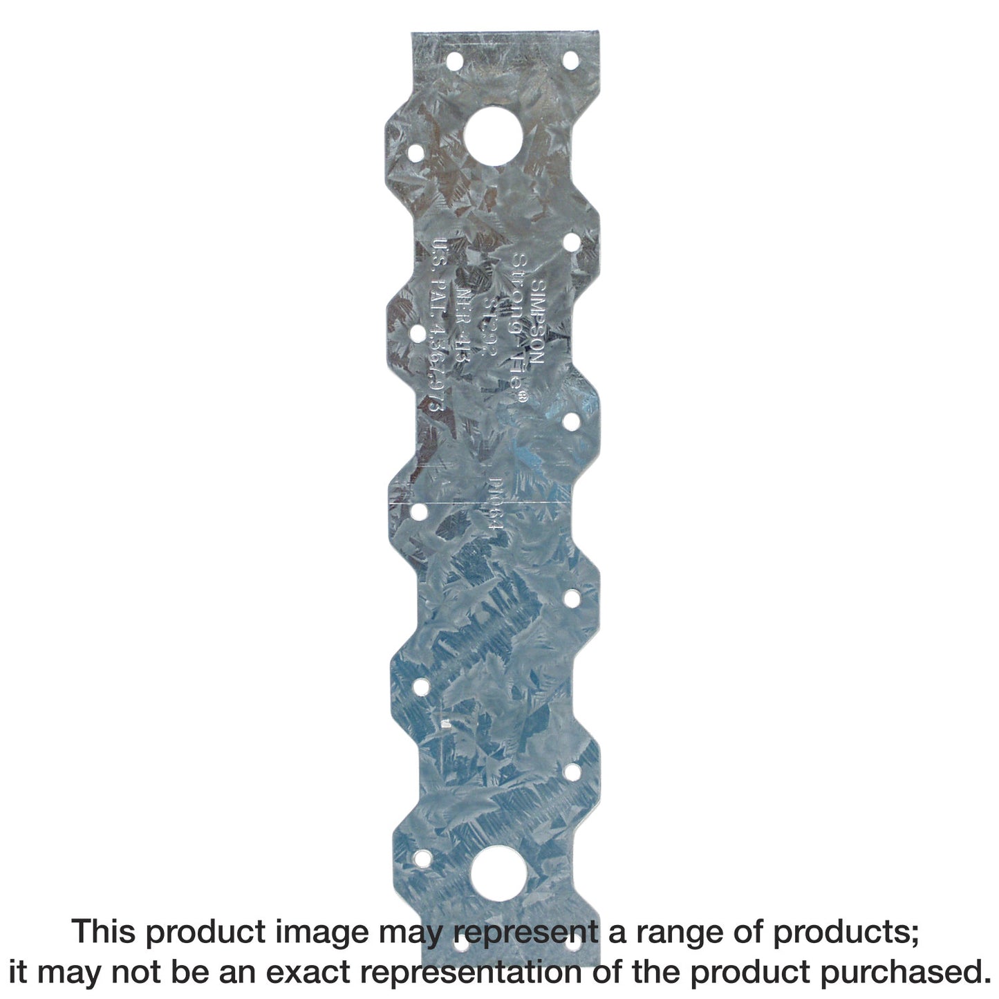 Simpson Strong-Tie ST292 ST 9-5/16 in. 20-Gauge Galvanized Strap Tie (Pack of 13200)