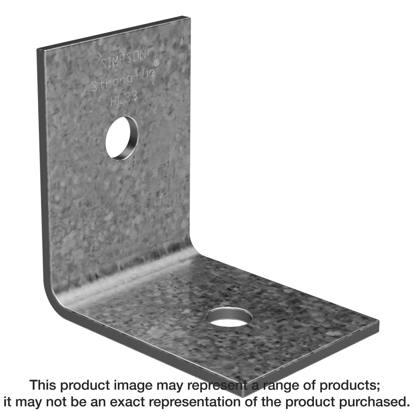 Simpson Strong-Tie HL33 HL 3-1/4 in. x 2-1/2 in. Galvanized Heavy Angle
