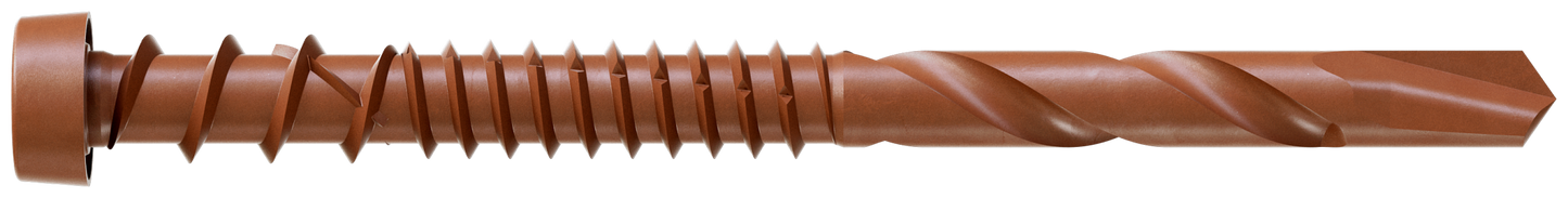 Simpson Strong-Tie DCSD238STN01 Deck-Drive™ DCSD COMPOSITE-TO-STEEL Screw (Collated) — #10 x 2-3/8 in. Quik Guard® Tan 01 (1000-Qty) (Pack of 100)