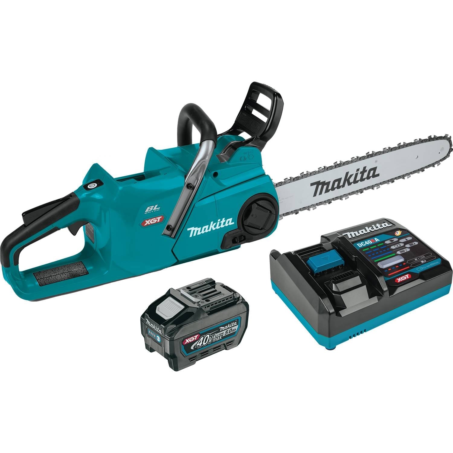 Makita GCU06T1 40V max XGT® Brushless Cordless 18" Chain Saw Kit (5.0Ah)