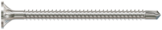 Simpson Strong-Tie F08T225WDC Self-Drilling Fiber-Cement Screw — #8 x 2-1/4 in. #2 Square Drive, Type 410 (100-Qty) (Pack of 4)