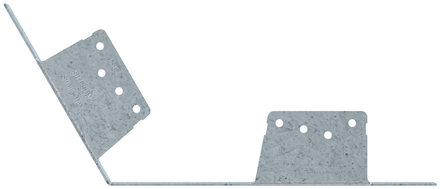 Simpson Strong-Tie LSCSS LSC 18-Gauge Stainless-Steel Adjustable Stringer Connector