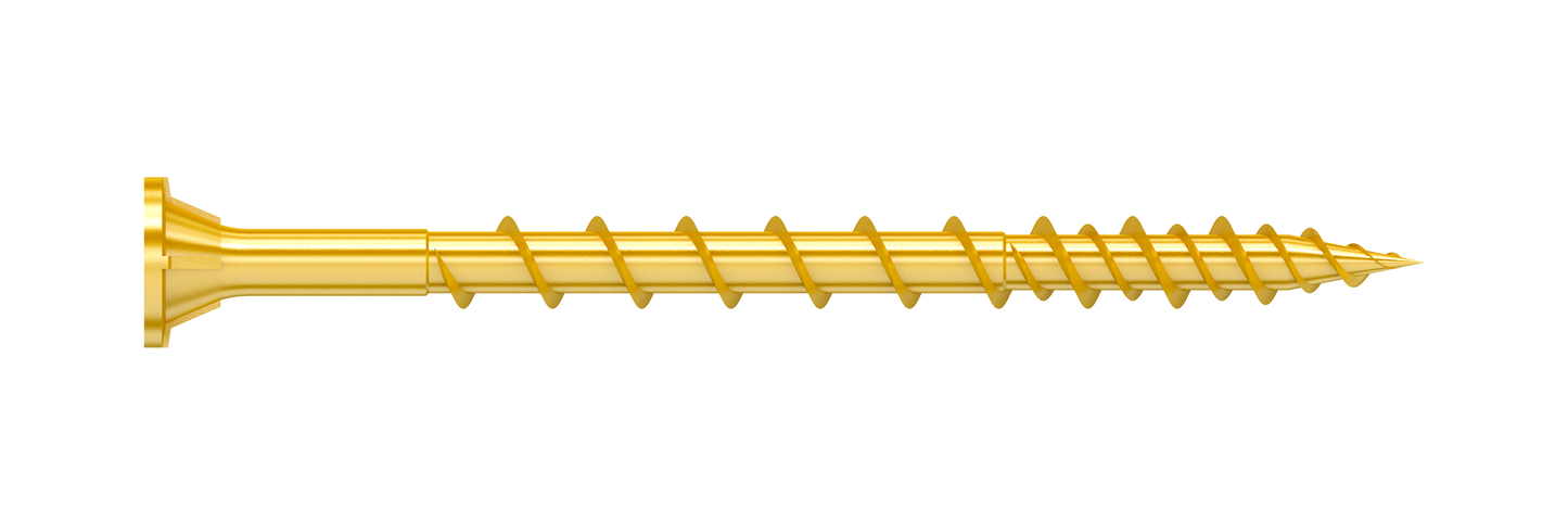 Simpson Strong-Tie HCKWSV212S Strong-Drive® WSV SUBFLOOR Screw (Collated) — #9 x 2-1/2 in. T25, Yellow Zinc (750-Qty) (Pack of 176)