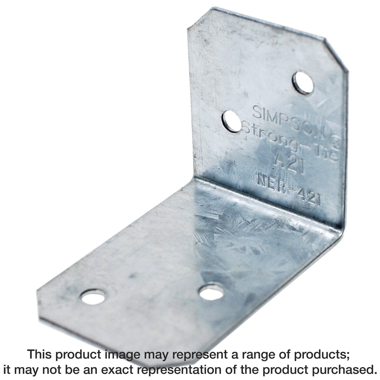 Simpson Strong-Tie A21 2 in. x 1-1/2 in. x 1-3/8 in. Galvanized Angle (Pack of 19200)