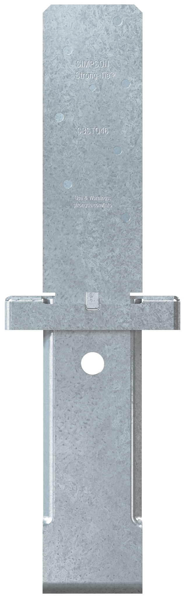 Simpson Strong-Tie CBSTQ46Z-SDS2 CBSTQ™ ZMAX® Standoff Column Base for 4x6 w/ SDS Screws (Pack of 9)