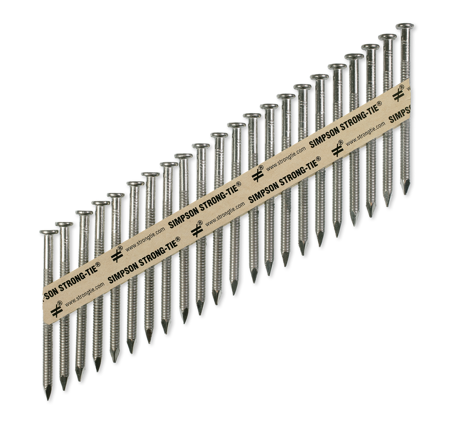 Simpson Strong-Tie T9A150MCN Strong-Drive® 33° SCNR™ RING-SHANK CONNECTOR Nail — 1-1/2 in. x .148 in. Type 316 (1500-Qty) (Pack of 4)