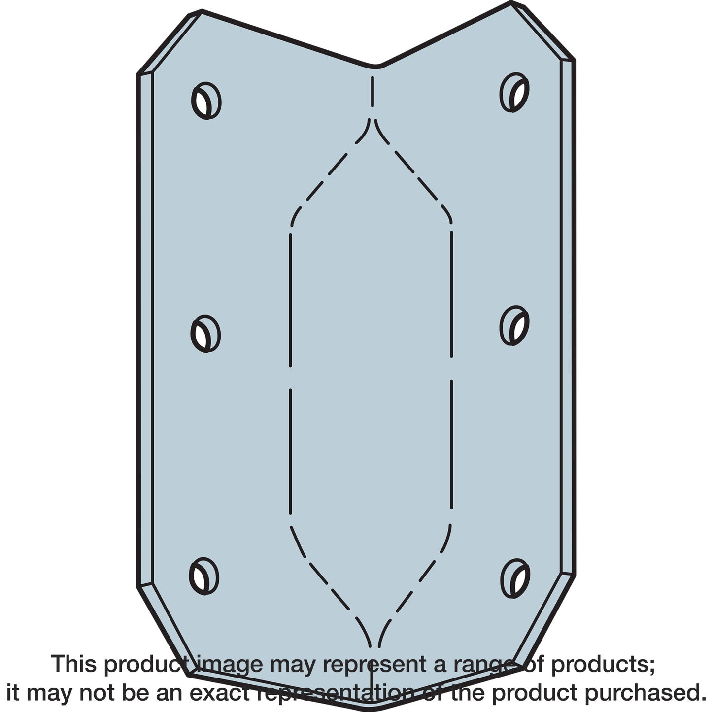 Simpson Strong-Tie GA1-R GA 2-3/4 in. 18-Gauge Galvanized Gusset Angle (Pack of 6000)