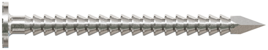 Simpson Strong-Tie S2ACN1 Common Nail, Annular Ring Shank — 1-in. x .072-in. Type 304 Stainless Steel (1 lb.) (Pack of 800)