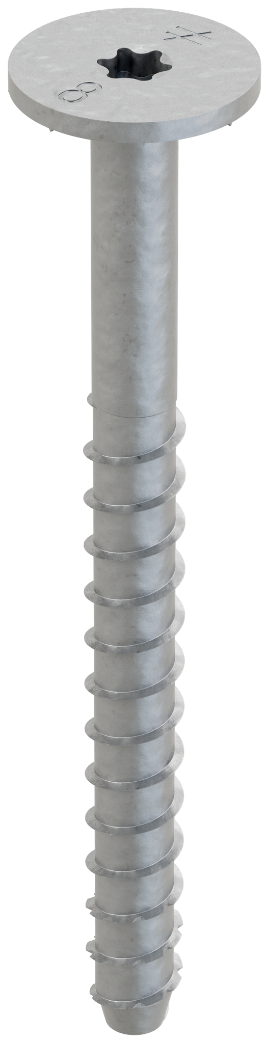 Simpson Strong-Tie THDB62800WHMG Titen HD® 5/8 in. x 8 in. Mech. Galv. Washer-Head Heavy-Duty Screw Anchor (10-Qty) (Pack of 252)