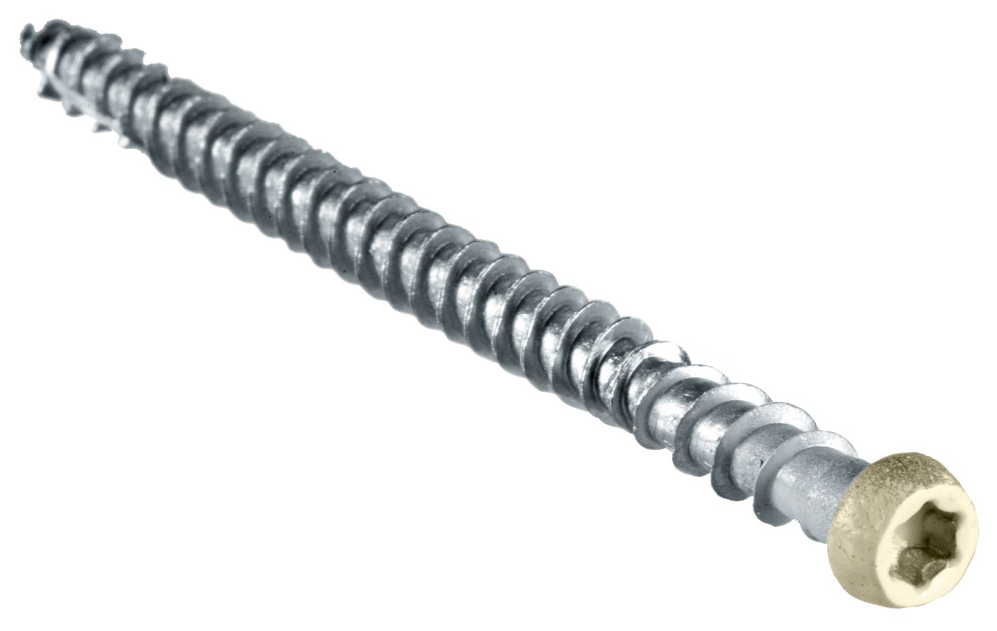 Simpson Strong-Tie DCU234S316TN05 Deck-Drive™ DCU COMPOSITE Screw (Collated) — #10 x 2-3/4 in. Type 316, Tan 05 (1000-Qty) (Pack of 64)