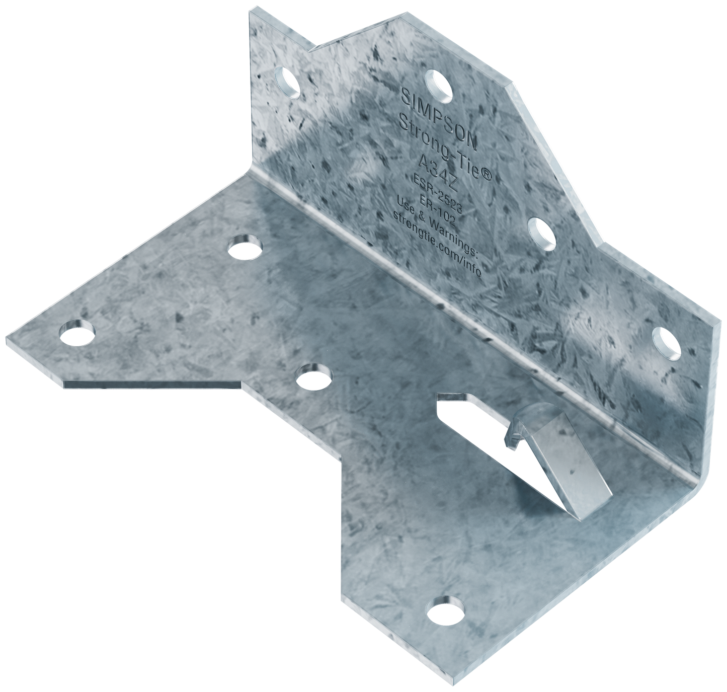 Simpson Strong-Tie A34Z 1-7/16 in. x 2-1/2in. ZMAX® Galvanized Framing Angle (Pack of 7200)