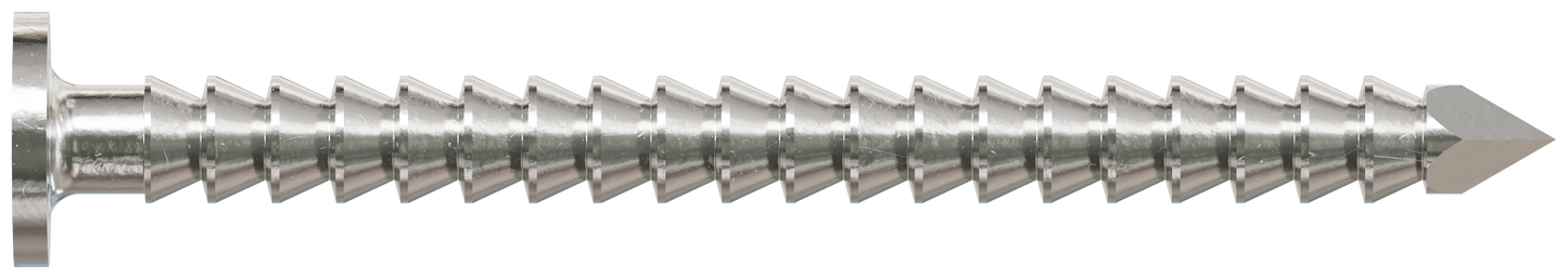 Simpson Strong-Tie T2KR51 Premium Siding Nail — 1-in. x 5/32-in. Head Dia., Type 316 Stainless Steel (1 lb.) (Pack of 10)