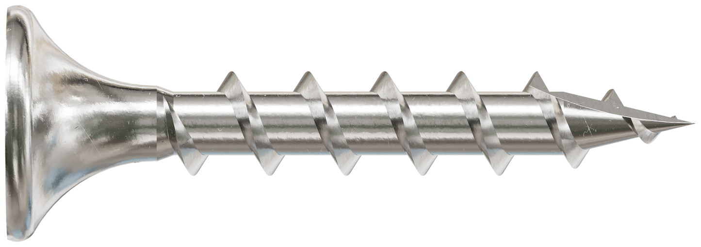 Simpson Strong-Tie S06100D100 Bugle-Head Wood Screw, Square Drive — #6 x 1 in. #2 Square, Type 305 (100-Qty)