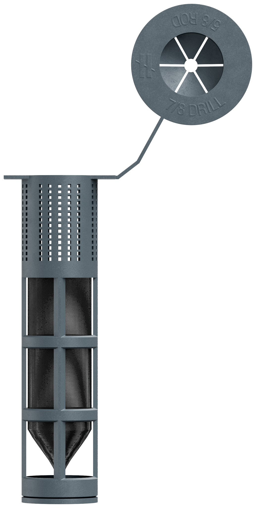 Simpson Strong-Tie 3GWS623P Opti-Mesh 3-1/2 in. Epoxy Adhesive Plastic Screen Tube for 5/8 in. Rod for SET-3G