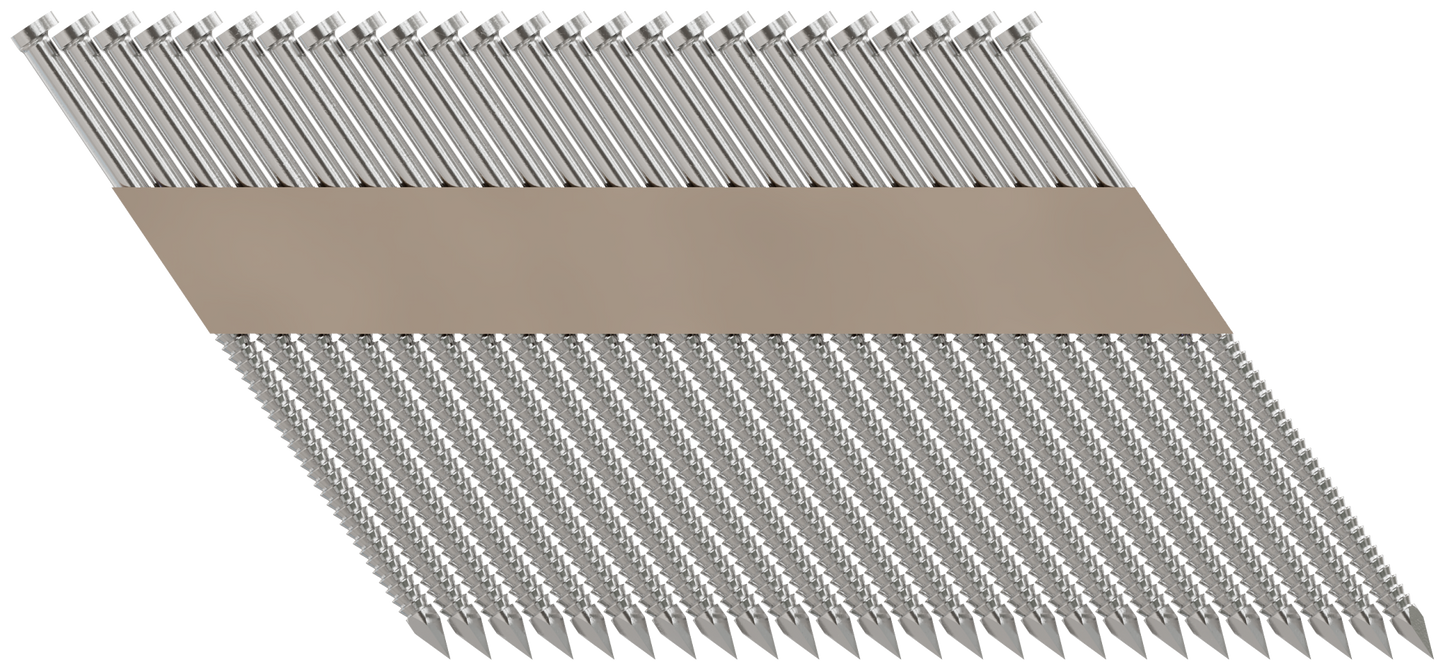 Simpson Strong-Tie S325T31250 31°–34° Paper Tape, Clipped Head, Ring-Shank Nail — 3-1/4 in. Type 304 (250-Qty) (Pack of 20)