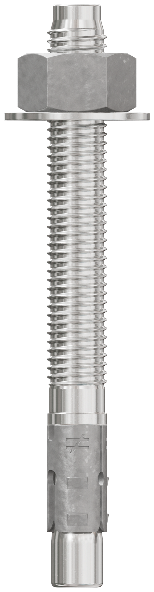 Simpson Strong-Tie STB2-62600S4F20 Strong-Bolt® 2 — 5/8 in. x 6 in. Type 304 Stainless-Steel Wedge Anchor, Fully Assembled (20-Qty)