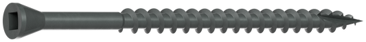 Simpson Strong-Tie DTHQ3S Trim-Head Screw, Type-17 Point — #8 x 3 in. #2U Square Drive, Quik Guard® (1000-Qty) (Pack of 100)