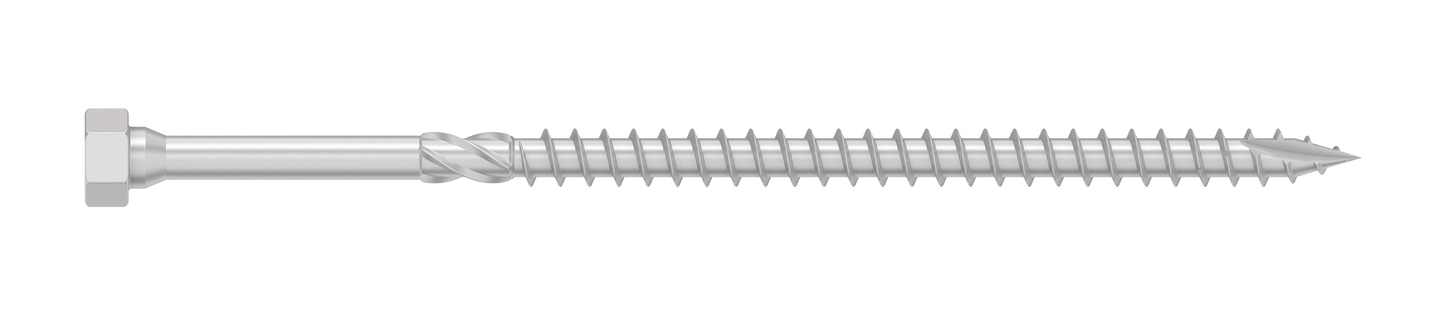 Simpson Strong-Tie SDHR27614 Strong-Drive® SDHR COMBO-HEAD Screw — 0.275 in. x 6-1/4 in., Blue Zinc (100-Qty)