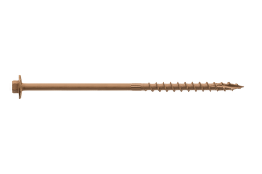 Simpson Strong-Tie SDWH19600SS-R10 Strong-Drive® SDWH™ TIMBER-HEX SS Screw — 0.185 in. x 6 in. 5/16 Hex, Type 316 (10-Qty) (Pack of 6)