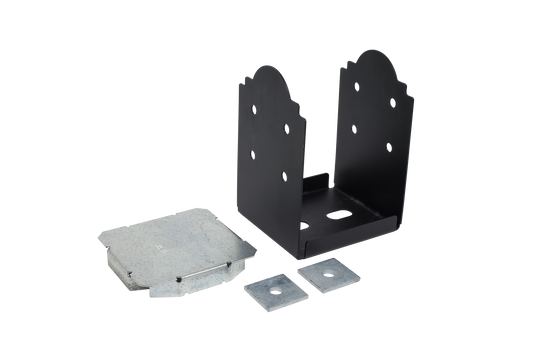 Simpson Strong-Tie APB88 Outdoor Accents® Mission Collection® ZMAX®, Black Powder-Coated Post Base for 8x8 (Pack of 96)