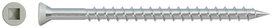 Simpson Strong-Tie DTH212S305GR Trim-Head Screw — Sharp Point (Collated) — #7 x 2-1/2 in. #2 Square Type 305 Gray (1000-Qty) (Pack of 100)