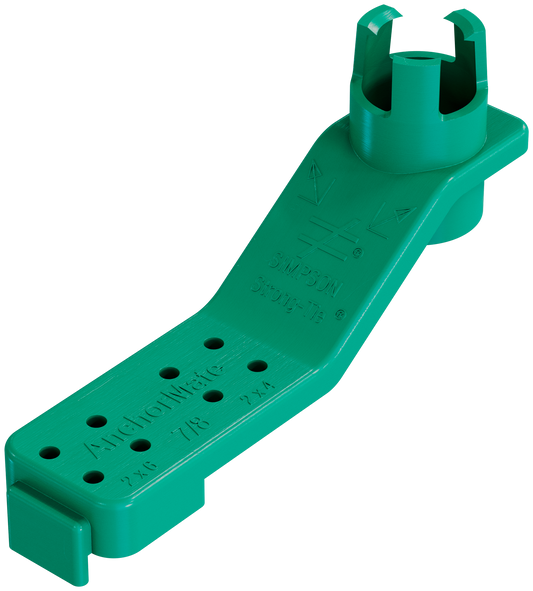 Simpson Strong-Tie AM 7/8 AnchorMate® 7/8-in. Dia. Anchor Bolt Holder — Green (100-Qty) (Pack of 60)