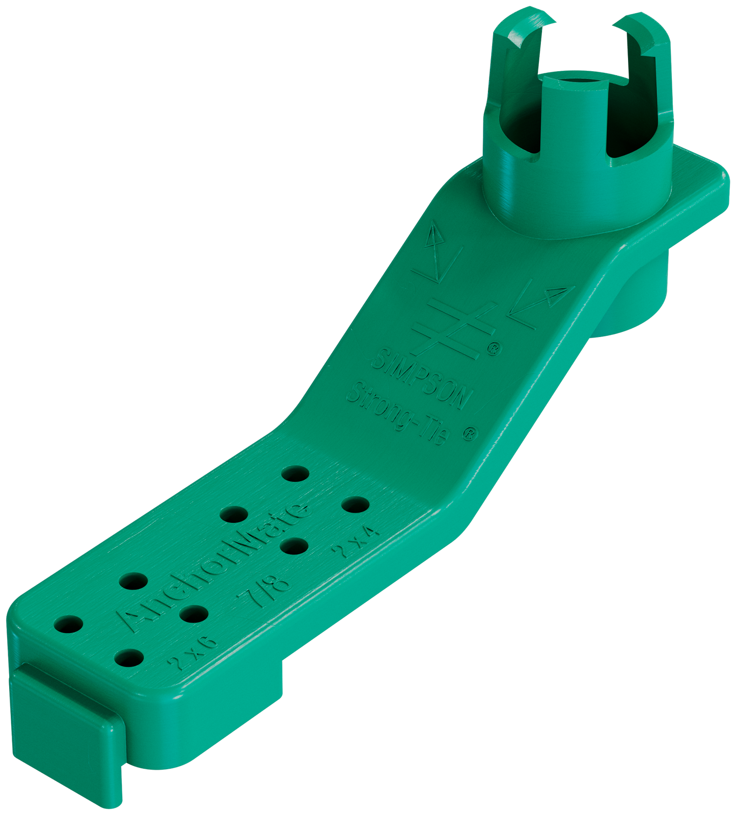 Simpson Strong-Tie AM 7/8 AnchorMate® 7/8-in. Dia. Anchor Bolt Holder — Green (100-Qty)