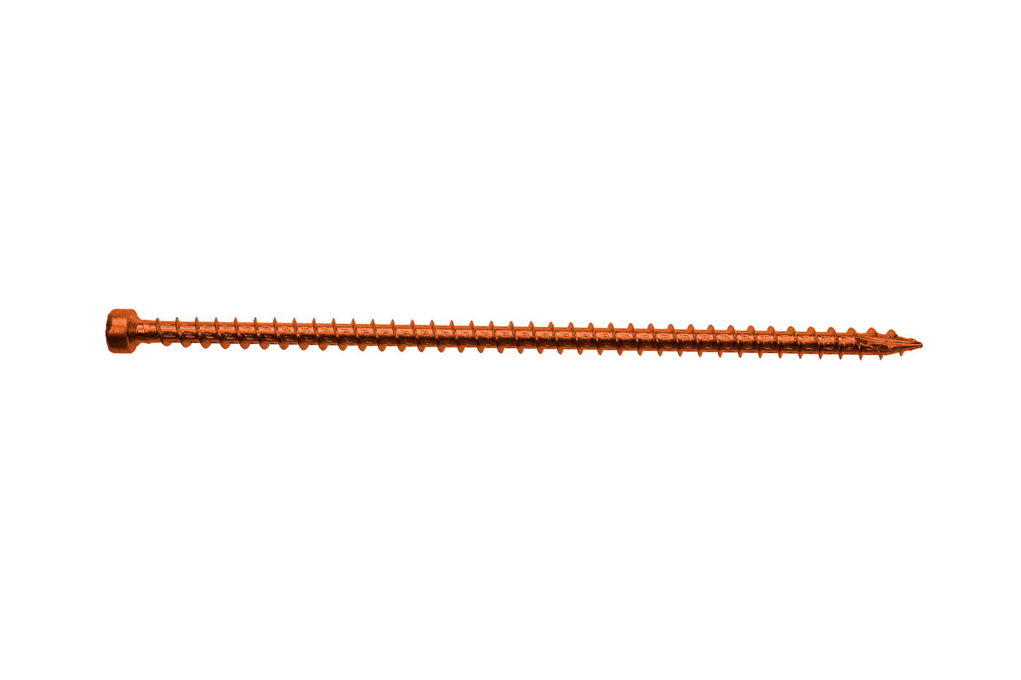 Simpson Strong-Tie SDWC15600B-KT Strong-Drive® SDWC® TRUSS Screw — .155 in. x 6 in. T30 Clear-Zinc Coat, Orange (500-Qty) (Pack of 64)