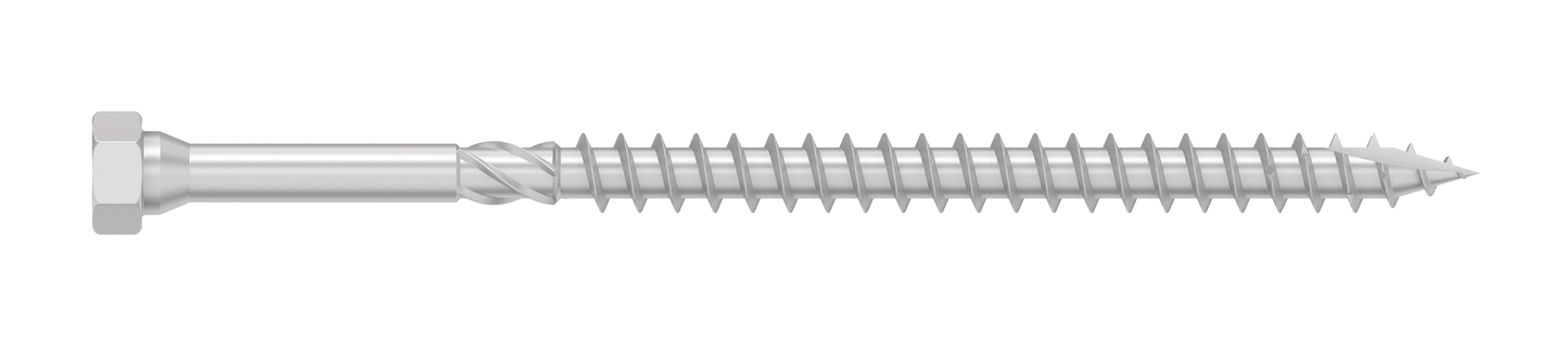 Simpson Strong-Tie SDHR31614 Strong-Drive® SDHR COMBO-HEAD Screw — 0.315 in. x 6-1/4 in., Blue Zinc (100-Qty)
