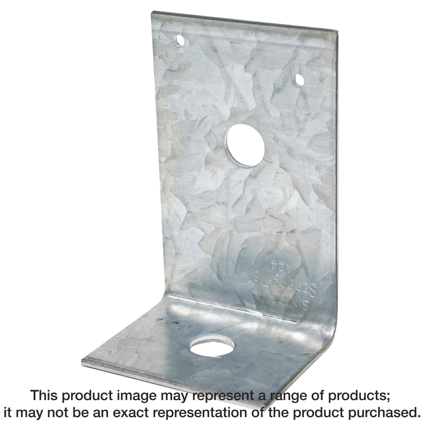 Simpson Strong-Tie A24 2 in. x 3-7/8 in. x 2-1/2 in. Galvanized Angle (Pack of 5000)
