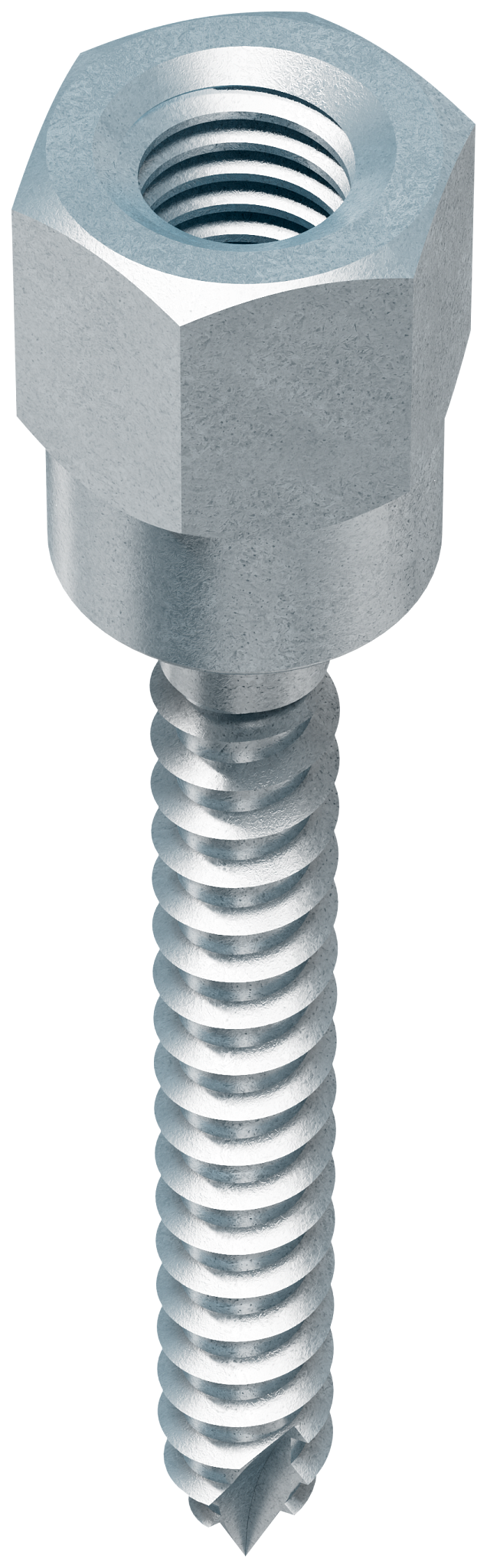 Simpson Strong-Tie RWV37212 Wood Rod Hanger 5/16 in. x 2-1/2 in. Vertical Threaded Anchor for 3/8 in. Rod (25-Qty) (Pack of 10)