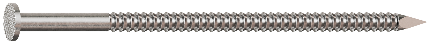 Simpson Strong-Tie S16PTD5 Preservative-Treated Wood Decking Nail, Ring Shank — 3-1/2 in. x .148 in. Type 304 (5 lb.)