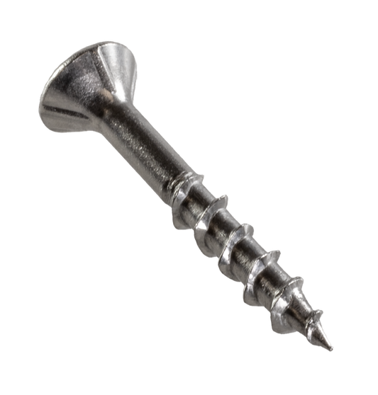 Simpson Strong-Tie T08125WP5 Deck-Drive™ DWP WOOD SS Screw — #8 x 1-1/4 in. T-20, Flat Head, Type 316 (5 lb.) (Pack of 6)