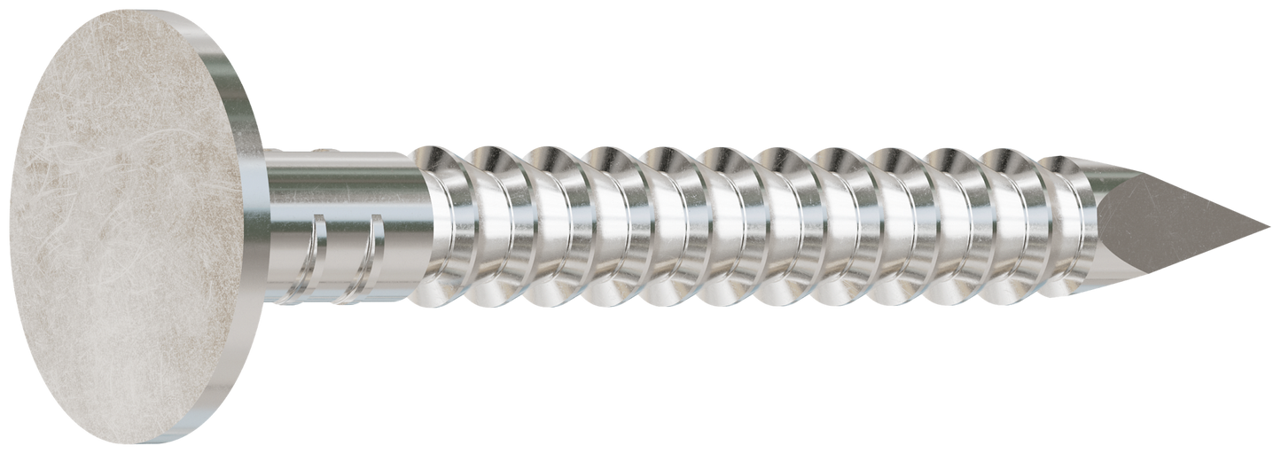 Simpson Strong-Tie S310ARN1 Roofing Nail, Annular Ring Shank — 1-1/4-in. x .131-in. Type 304 Stainless Steel (1 lb.) (Pack of 800)