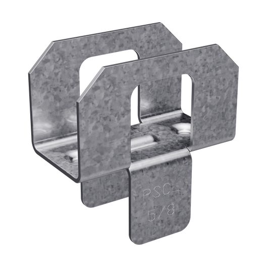 Simpson Strong-Tie PSCL 7/16 PSCL 20-Gauge Panel Sheathing Clip for 7/16-in. Plywood (250-Qty) (Pack of 100)