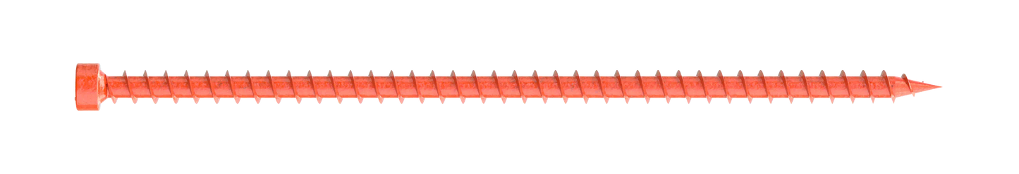 Simpson Strong-Tie SDWC15600-KT Strong-Drive® SDWC® TRUSS Screw — .155 in. x 6 in. T30 Clear-Zinc Coat, Orange (50-Qty) (Pack of 6)